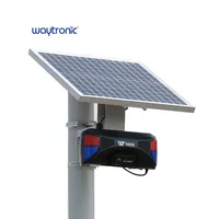 Наружный периметр безопасности беспроводной Солнечный пик микроволновый индукционный датчик движения сигнализация со светодиодами мигающий