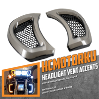 Feux de phare de moto, accents lumineux LED, compatibles avec Harley Touring Road Glide FLTRX 2015-2023, clignotants, feux de route