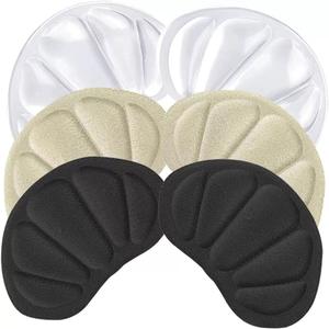 4 डी स्पंज एड़ी इनसोल समायोज्य जूता आकार पैड एंटी स्किडिंग स्टिकर आरामदायक स्मृति फोम एड़ी पैच कुशन इनसोल्स - Product Image 4