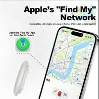 Traceur GPS mondial pour vélo compatible Apple Find My, étanche, portable, compatible iPhone iPad Mac, fixation sécurisée, support de bouteille, sonnette