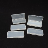 Boîte en plastique transparente imperméable réutilisable de pp avec le verrou fort pour le stockage d'emballage de carte