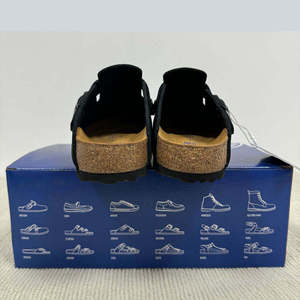 Sandales <span class=keywords><strong>Birkenstock</strong></span> d'été noires, plates et tendance, pour l'extérieur et le jardin, à enfiler, avec semelle intérieure en EVA, pour usage quotidien - Product Image 6
