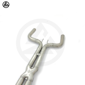 Escape CSZ para Maserati Quattroporte Ghibli Levante <span class=keywords><strong>SQ4</strong></span> 3,0 T SS304 silenciador escape con válvula Sport catback - Product Image 4