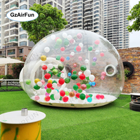 Tente de photo de partie extérieure faite sur commande d'usine maison gonflable transparente de ballon de bulle