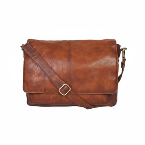 กระเป๋าแล็ปท็อปหนังควายแท้น้ำหนักเบา100% คุณภาพสูงทำด้วยมือสำหรับไปโรงเรียนการเดินทางให้ของขวัญ - Product Image 1