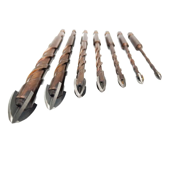 Cross carbide tipped Drill bits with Quick Change Hex shank for drilling 3 4 5 6 8 10 12mm hole on Glass Tile Porcelain