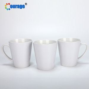<span class=keywords><strong>Taza</strong></span> de cerámica cónica de sublimación, fábrica al por mayor, 12OZ, disponible - Product Image 2