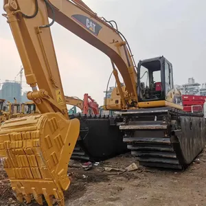 Used 320D 320C Komatsu PC120 PC200 PC220 PC240 PC300 PC400 Boat Digger Amphibious Excavator