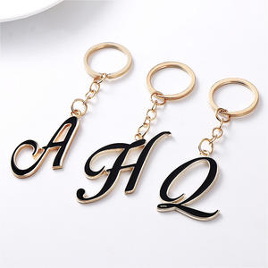 Llavero de Metal con Colgante de Letras Inglesas A-Z Personalizado y Creativo, Regalo Conmemorativo para Hombres y Mujeres, Venta al Por Mayor - Product Image 5