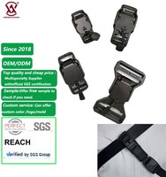 Gaya profesional 25mm 38mm plastik cepat dilepas gesper magnetik POM plastik kunci Magnet untuk Aksesori ransel