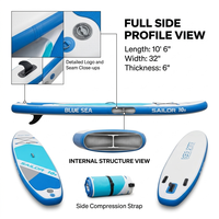 Planche de SUP gonflable haute pression prête à être expédiée, planche de paddle gonflable, planche de surf pour adultes débutants et professionnels