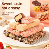 Barres énergétiques granola au chocolat, barres de céréales pour petit-déjeuner, collation saine, vente en gros, OEM, marque privée, directement de l'usine