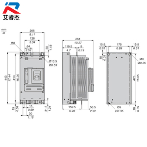 ซอฟต์สตาร์ทเตอร์รุ่นใหม่ ATS430C25S6 Altivar ATS430 250A 200-480VAC ควบคุมการจ่ายไฟ 110-230VAC ATS430C25S6 - Product Image 2