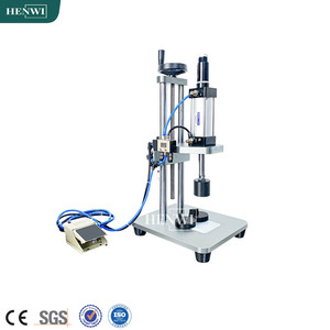 Henwi bán tự động khí nén uốn Máy đóng nắp cho lọ thuốc Ampoule penicillin chai Hướng dẫn sử dụng uốn tóc bồng Máy capper <span class=keywords><strong>crimper</strong></span> - Product Image 6