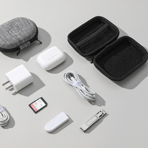 Bolsa de Almacenamiento Digital Rectangular Grande, Organizador de Cables de Viaje, Cargador, Cable, Auriculares, Unidad Flash USB, Estuche Protector - Product Image 2