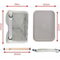 Sac à dos transparent pliable en PVC pour oiseaux, portable, anti-évasion, motif peau de tigre, pour petits animaux