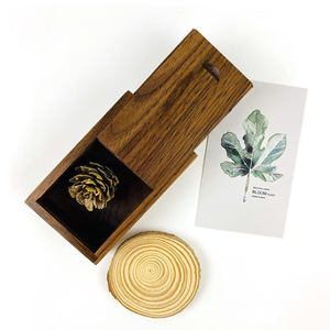 Bán buôn tùy chỉnh kích thước nhỏ bằng gỗ Hộp quà tặng được sử dụng để đóng gói bằng gỗ USB hộp trong số lượng lớn bằng gỗ trượt nắp hộp - Product Image 2