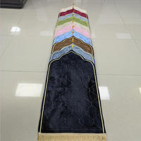 Vente en gros de tapis de prière musulman tapis de prière pliable en mousse à mémoire de forme tapis de prière en velours pour enfants