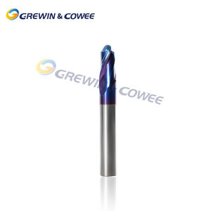 सीएनसी लैथ मिलिंग काटने के उपकरण hrc65 नैनो-नीले 6 मिमी 8 मिमी 10 मिमी 2 बांसुरी ठोस कार्बाइड बॉलनाक एंडमिल - Product Image 5