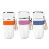 Tasse chauffante en acier inoxydable rechargeable par USB Type-C 510ML, bouilloire portable à eau chaude et froide rapide pour les voyages en voiture