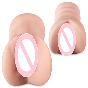 Masturbator Pria Saku Vagina Silikon Alami Bertekstur Gemuk Vagina Ketat Anal untuk Pria Dewasa Mainan Seks Vagina Boneka Seks Anus - Product Image 3