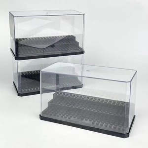 BLOCKMOC 10705 Boîte de présentation en plastique transparent de taille classique pour blocs de construction, figurines, développement de l'intelligence des enfants, à partir de 6 ans, conforme aux normes ASTM - Product Image 4