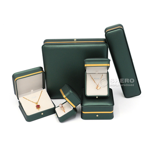 Elegant Waist Curved Jewelry <b>Box</b> With Gold Trim Luxury Leather Jewellery <b>Storage</b> Case For Rings Necklaces - Product Image 2