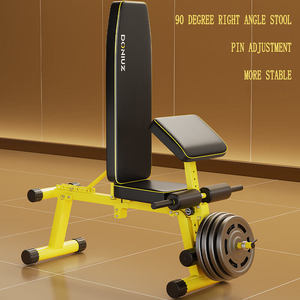 Chaise de fitness professionnelle, banc de musculation multifonctionnel, banc à haltères réglable, type assis-assis, entraînement abdominal en acier - Product Image 6