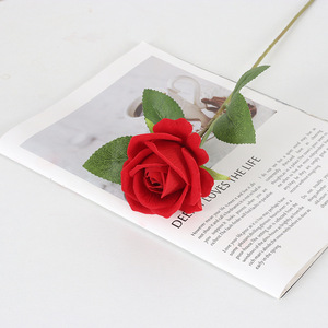 Hoa Hồng Nhân Tạo Hoa Lụa Tăng Với Thân Cây Dài Thực Tế Thân Cây Màu Đỏ Hoa Hồng Valentine Của Ngày Quà Tặng Đám Cưới Trang Trí Nội Thất - Product Image 4