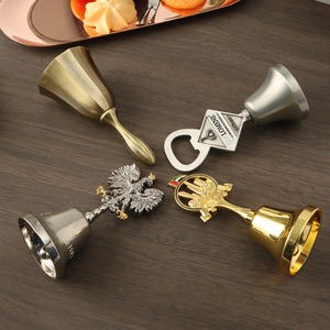Custom Vintage <span class=keywords><strong>Brasserie</strong></span> Du Clocher Malonne Cena Campanas Entrega Qatar París Dubai Promoción Regalo Recuerdo Metal Cena Campana - Product Image 4