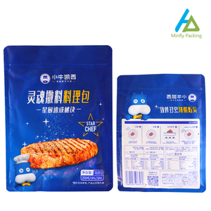 Minfly Kỹ Thuật Số In Ấn Tùy Chỉnh Kích Thước Nhựa Mylar Foil 8X12Cm 9X13Cm 3-Side Bottom Zipper Seal Matt Bao Bì Cửa Sổ Xử Lý Túi - Product Image 3