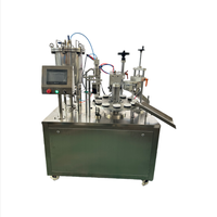 Machine de remplissage manuelle de tubes de dentifrice 50-500 ml, 0-30 bouteilles/minute, machine de remplissage manuelle de liquides