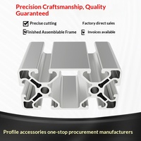 Profil Aluminium T-Slot Standar Eropa 50100 untuk Rangka Mesin CNC & Peralatan Otomasi Industri