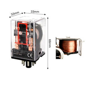 MK2P-I MK3P-I 2Z 3Z Nhỏ <span class=keywords><strong>Mini</strong></span> Điện Từ Nói Chung-Mục Đích 250VAC 8 Pins 11 Pins Tiếp Sức - Product Image 2