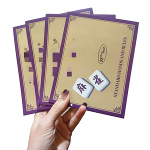 Cartas de Mahjong Portátiles, Reglas 2026, Tarjeta de Puntuación, Estilo Americano, 4 Jugadores, Manos Estándar y Guía de Reglas - Product Image 1