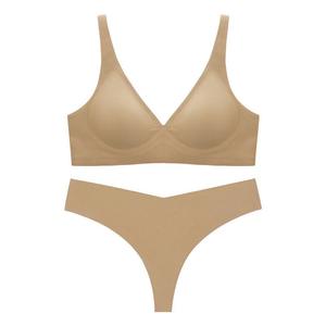 <span class=keywords><strong>ชุด</strong></span><span class=keywords><strong>ชั้น</strong></span><span class=keywords><strong>ใน</strong></span>ไร้รอยต่อ Chuangerm OEM สำหรับผู้หญิง แบบบาง ไร้โครง ใส่สบาย นุ่ม รองรับทรง เซ็กซี่ <span class=keywords><strong>ชุด</strong></span><span class=keywords><strong>ชั้น</strong></span><span class=keywords><strong>ใน</strong></span>แบบวีคอ บราและกางเกง<span class=keywords><strong>ใน</strong></span> - Product Image 4