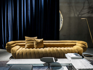 French Cream Modern <strong>Funky</strong> Living Room Orange Cloud Couch <strong>Sofa</strong> Modul - Product Image 4