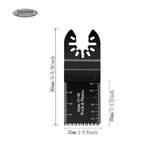 Manufacturer 35x40mm HCS Japanese Teeth extra Long Wood Cutting Oscillating Multi Power Tool Saw Blades