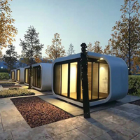 Serre capsule préfabriquée modulaire personnalisée avec structure en acier au design moderne pour l'hôtel bureau et espace de vie