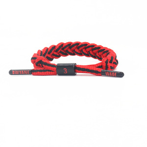 Bracelet tressé en nylon multicolore pour joueur de basket-ball, pour hommes et femmes, accessoire de sport - Product Image 2