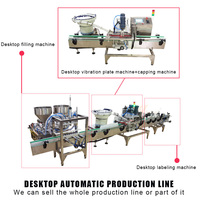 Mesin Penutup Otomatis Elektrik Desktop Kecil untuk Botol Plastik/Kaca/Logam Kelas Makanan dengan Motor/Pompa Gear Kecepatan Tinggi