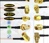 Câble coaxial RG316 RG174 RG178 RG58, câble de raccordement Pigtail, câble coaxial SMA RF, assemblage de câbles de communication
