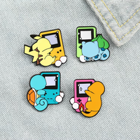 Accessoires de personnage de film animé classique en vrac, badges en métal, épingle de revers en émail mignon
