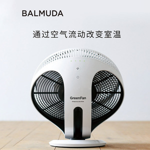 BalMuda GreenFan Air Circulator <b>Fan</b> 10 12.9 In Bladeless USB Powered White With Black For Home Office Dorm Camping - Product Image 4