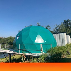 Carpa Domo Geodésica Personalizada de 3000 mm, Tela Oxford Impermeable, Resistente a la Nieve para las Cuatro Estaciones, Alojamiento al Aire Libre - Product Image 1