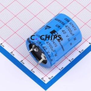 MAL205657472E3 Snap-in Aluminum Electrolytic Capacitor Through hole Component (THT),D25xL32mm 4700uF 20% 40V 10mm - Product Image 1