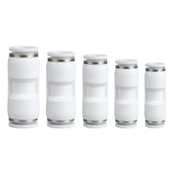YIDI PU PG Air Plastique Égal Droit Pneumatique Rapide Tuyau Push-In Union Raccords Connecteur Caoutchouc Nitrile Métal 1.5MPa 10mm 8mm