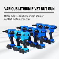 Pistolet à rivets sans fil de haute qualité, alimenté par batterie, portable, RL-TM2, outil de rivetage électrique au lithium