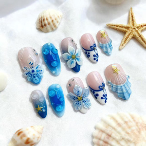 Faux ongles à presser en gros, modèles tendance à haute brillance pour salons de beauté professionnels - Product Image 4