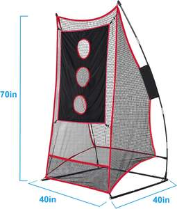 <span class=keywords><strong>Cage</strong></span> <span class=keywords><strong>de</strong></span> frappe <span class=keywords><strong>de</strong></span> football - Filet d'entraînement <span class=keywords><strong>portable</strong></span> pour le tir au but avec 3 cibles en tissu - Ensemble d'entraînement sportif 3x6FT pour jeunes - Product Image 2